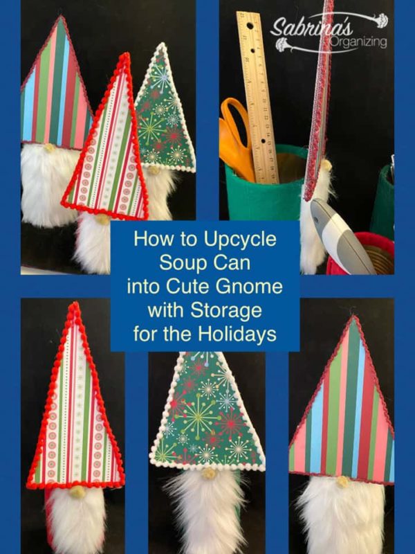Upcycle Soup Can into Cute Gnome With Storage - featured image
