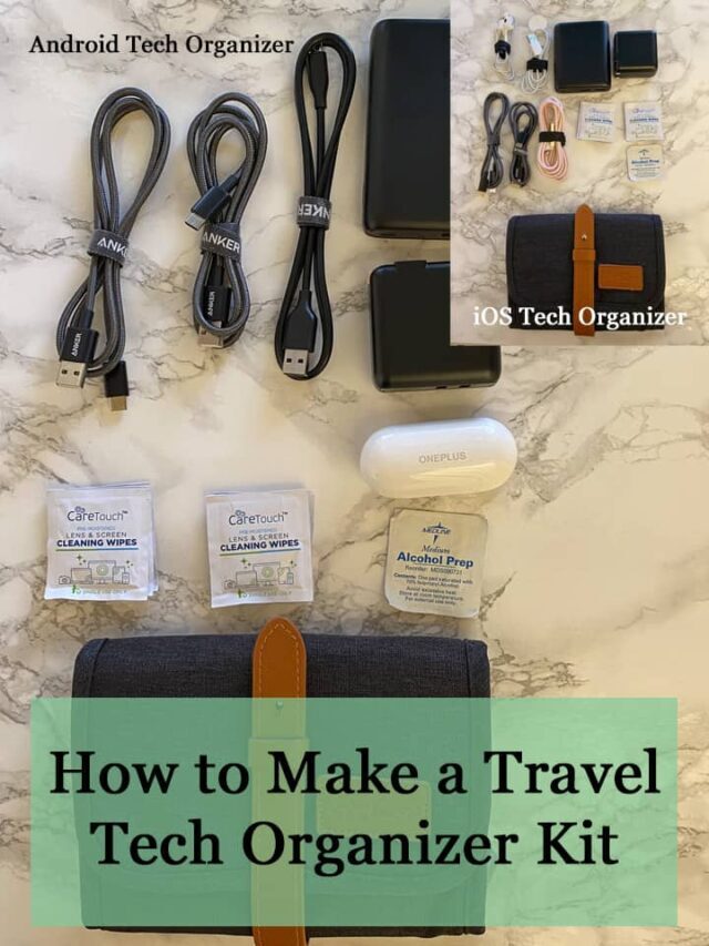 DIY Travel Tech Organizer Kit