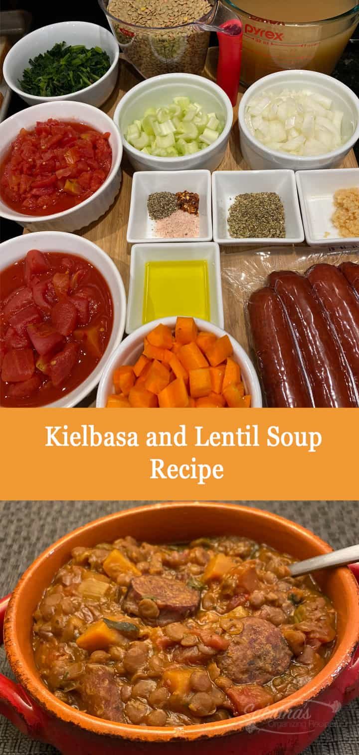 Kielbasa and Lentil Soup Recipe long image