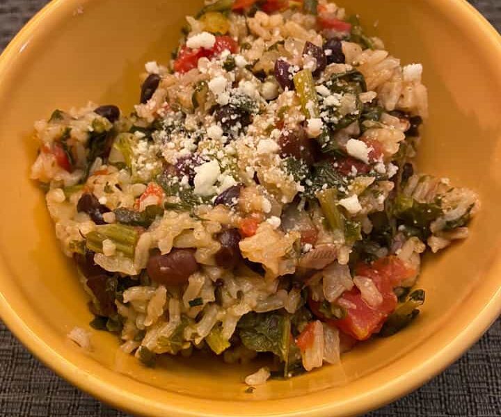 Rice and Beans with Tomatoes Instant Pot Recipe