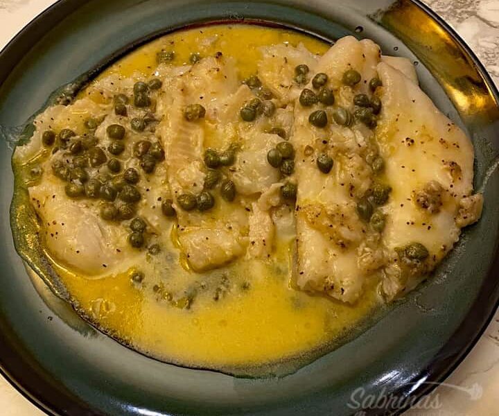 GF DF Flounder with Capers and Lime Recipe
