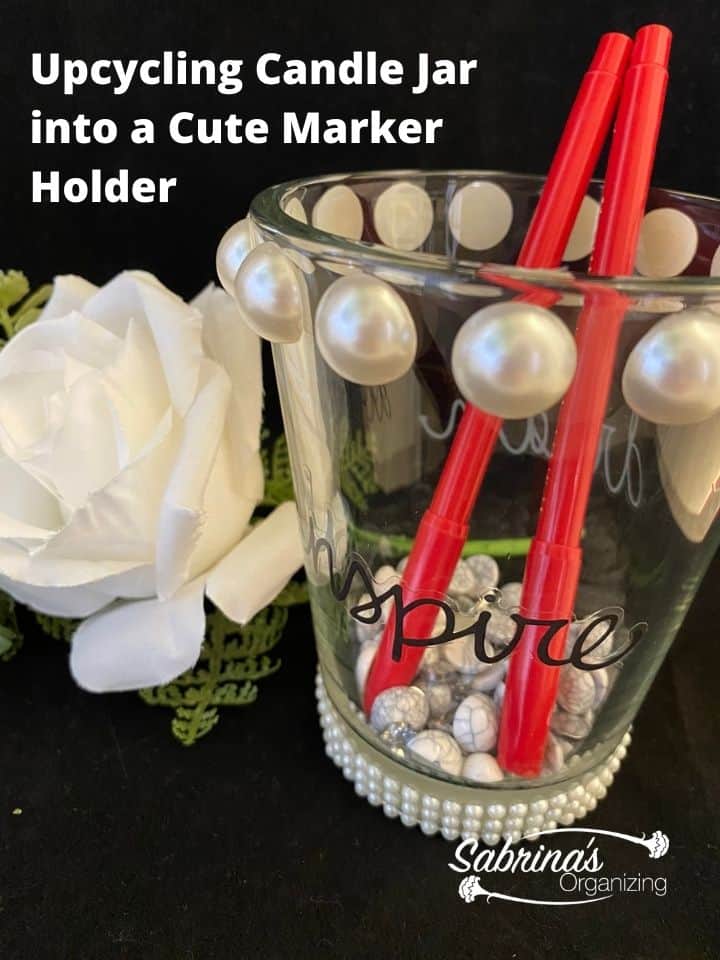 Upcycling Candle Jar into a Cute Marker Holder featured image