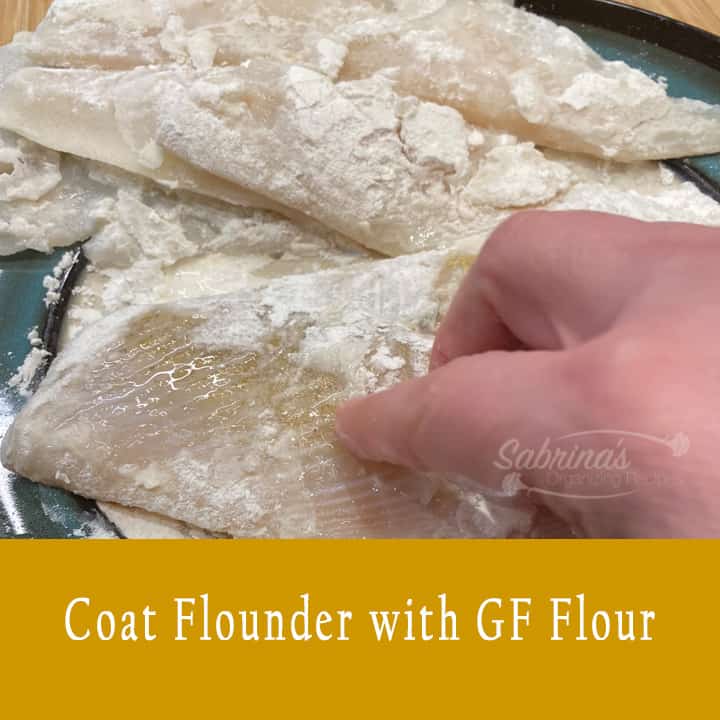 coat flounder with gluten free flour