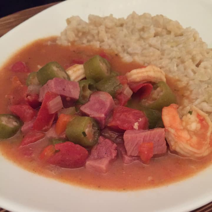 Ham and Shrimp Gumbo