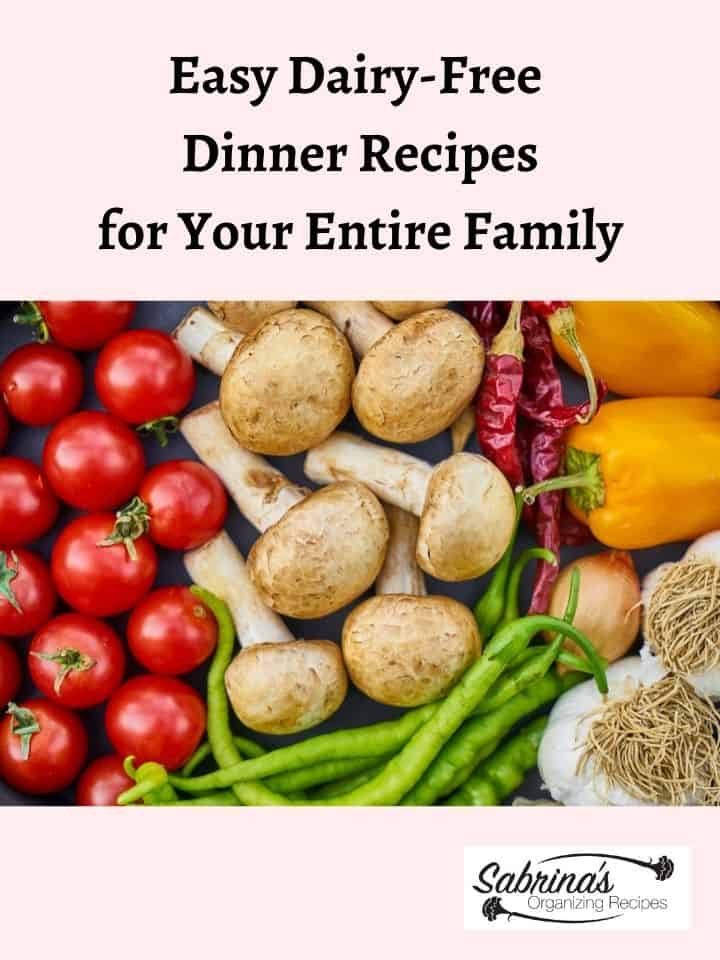 Easy Dairy Free Dinner Recipes for Your Entire Family featured image