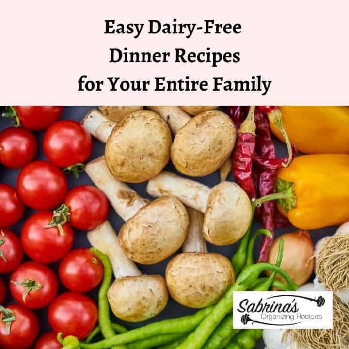 Easy Dairy Free Dinner Recipes for Your Entire Family Square image