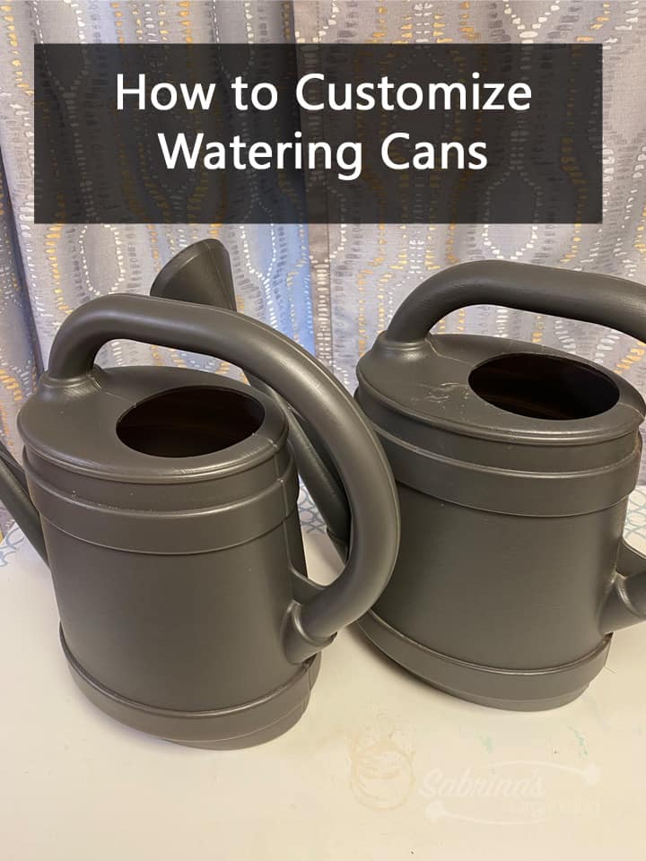 How to Customize Watering Cans DIY Project by Sabrinasorganizing