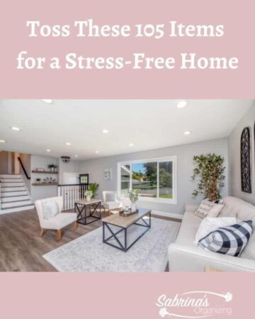 Toss these 105 Items for a More Stress-Free Home featured image