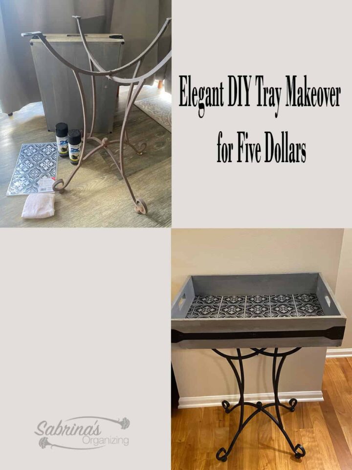 Elegant DIY Tray Makeover for Five Dollars - Featured image