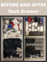 How to Organize Socks Once and For All {Sock Organization Options}