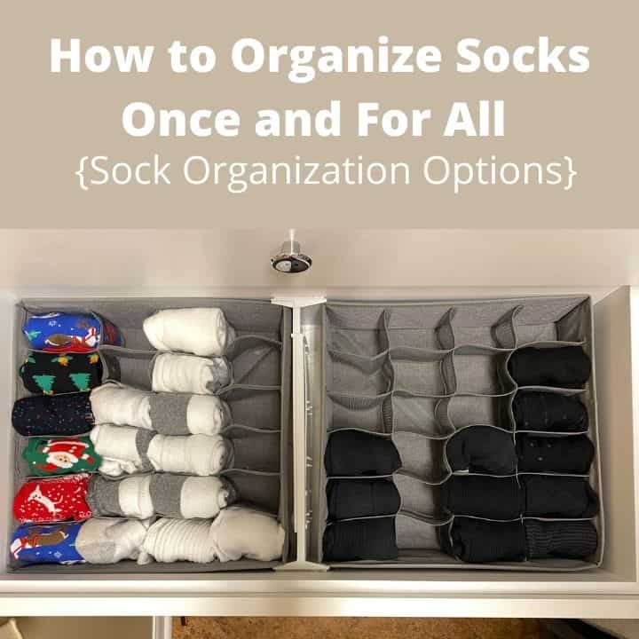 How to Organize Socks Once and For All square image