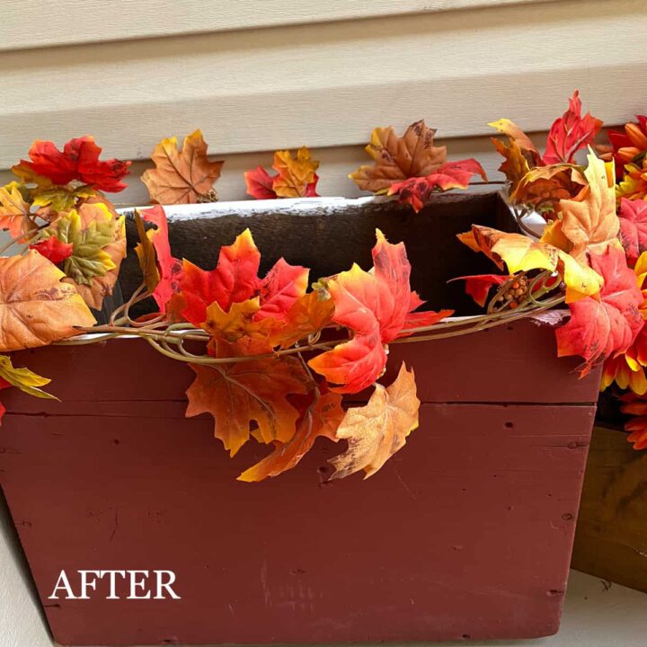 After Storage box with fall decor - image 1