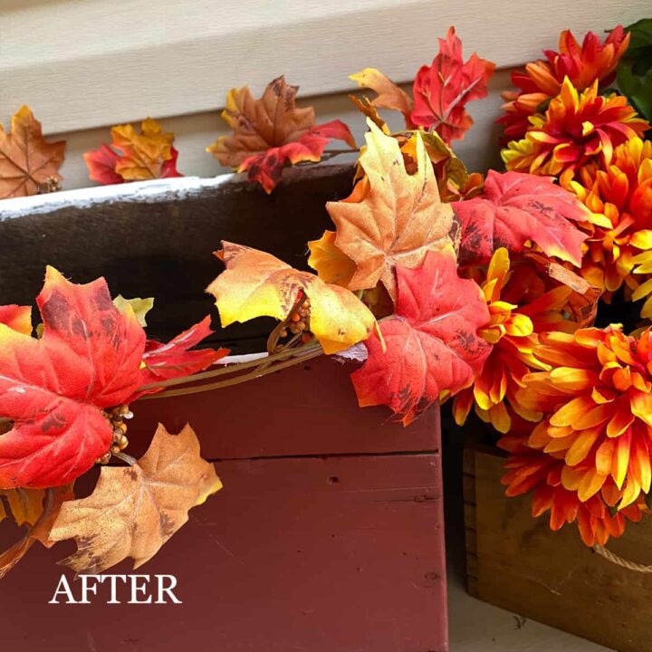 After Storage box with fall decor - image 2