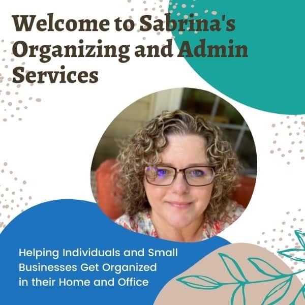 Welcome to Sabrina's Organizing and Admin Services - square image