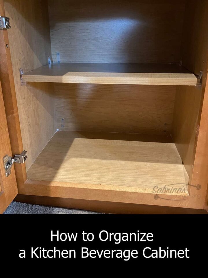 How to Organize a Kitchen Beverage Cabinet featured image