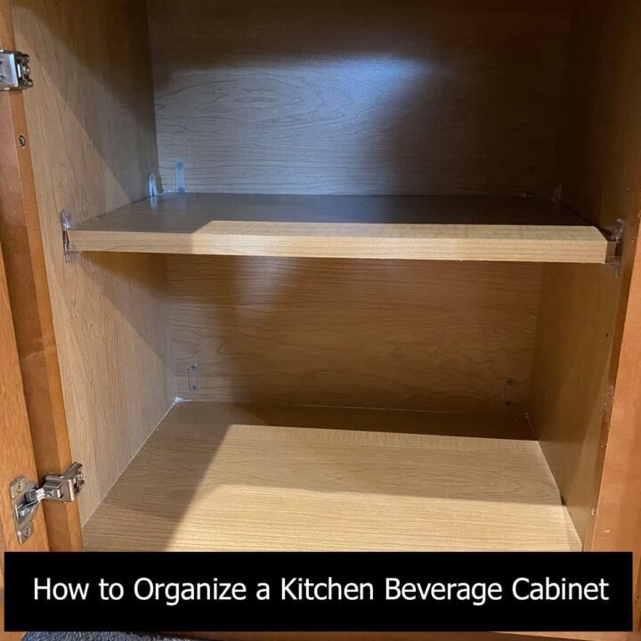 How to Organize a Kitchen Beverage Cabinet Square image