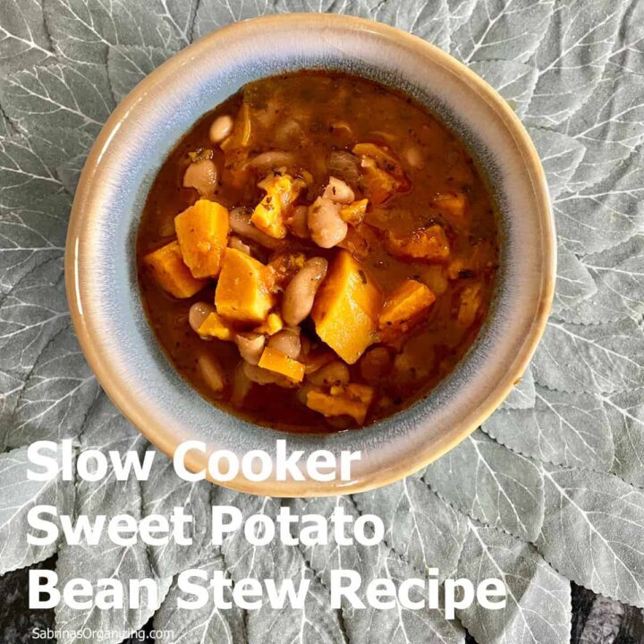Slow Cooker Sweet Potato Bean Stew Recipes square image