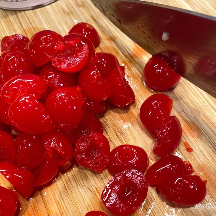 Cut Maraschino Cherries