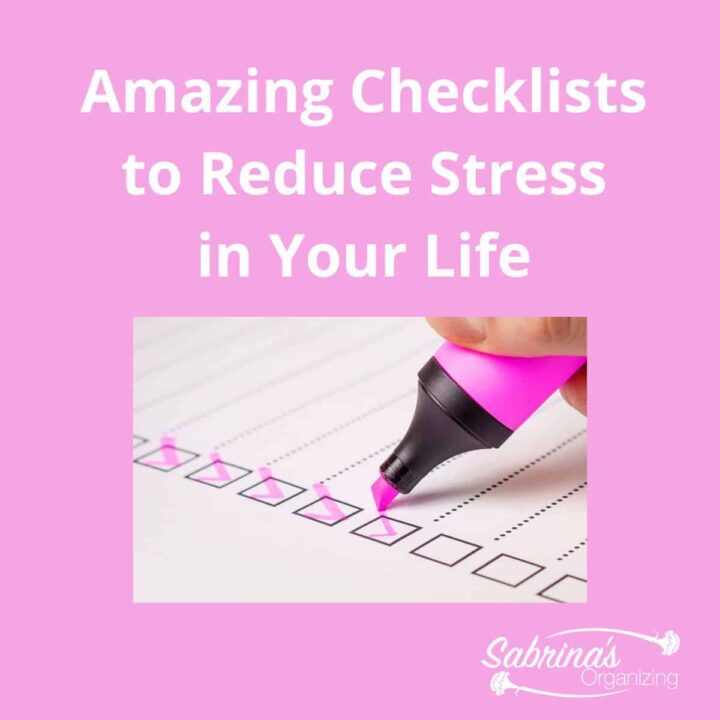 Amazing Checklists to Reduce Stress in Your Life -square image