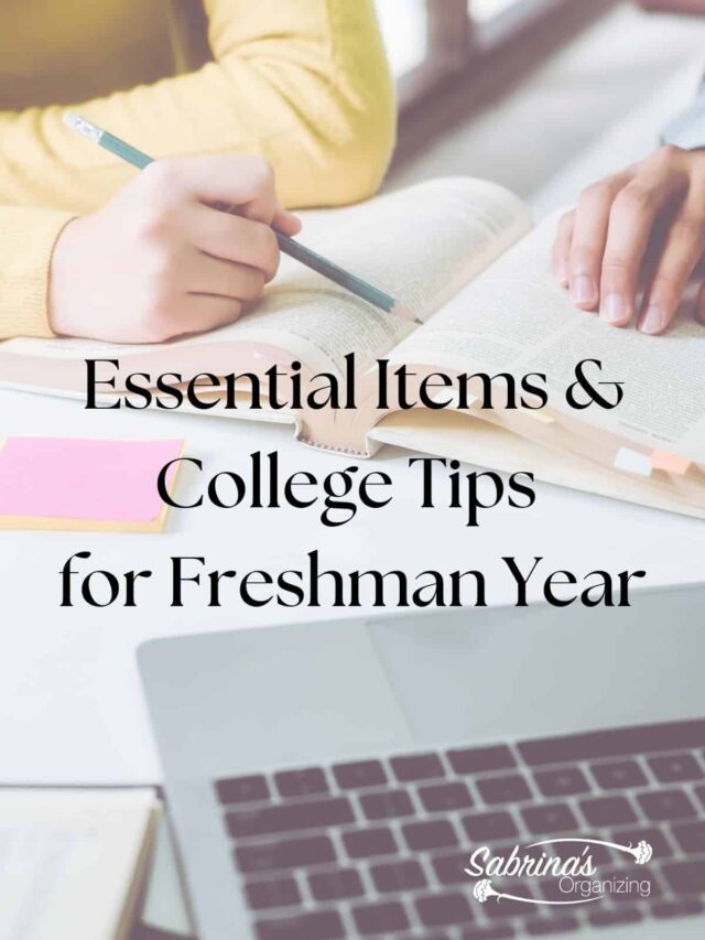 Essential Items and College Tips for Freshman Year