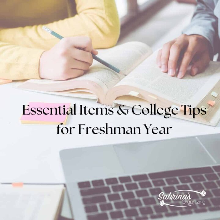 Essential Items & College Tips 
for Freshman Year square image