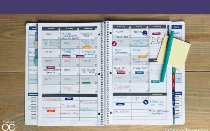 How to Improve Time Management With an Academic Planner - featured image