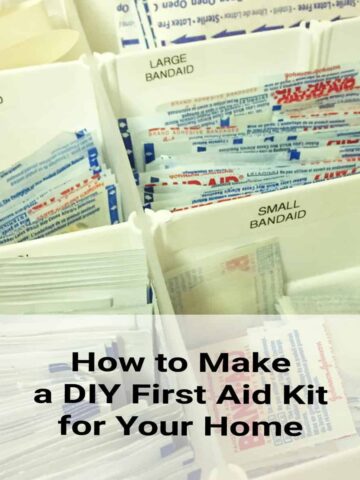 How to Make a DIY First Aid Kit for the Home square image