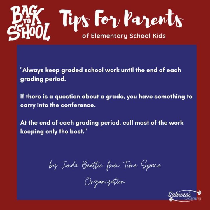 Back to school tips for elementary school kids by Jonda Beattie