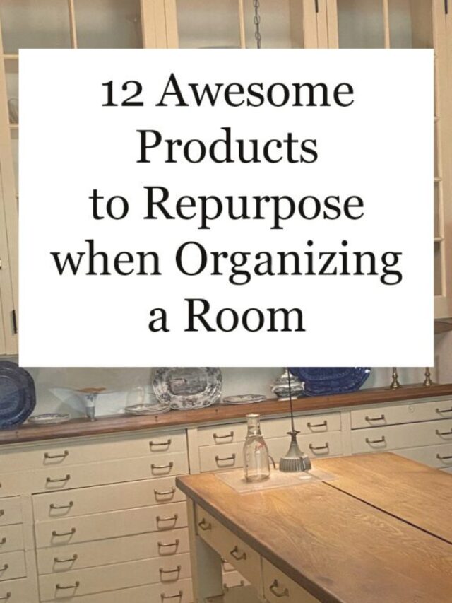 12 Awesome Products to Repurpose when organizing a room - title image