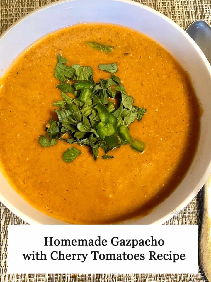 Homemade Gazpacho with Cherry tomatoes - featured image