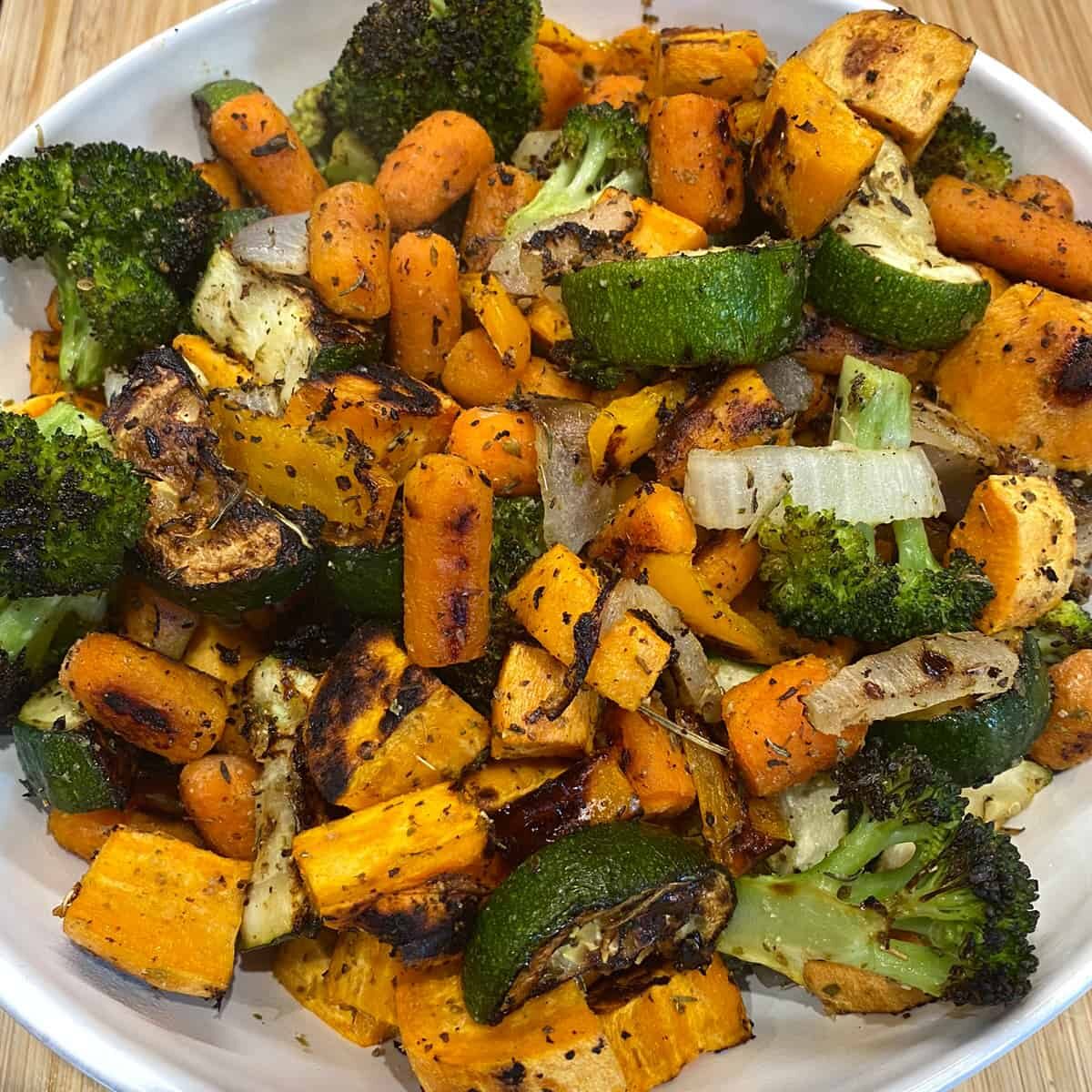 Broccoli Sweet Potato Carrot Roasted Vegetables Recipe 3450