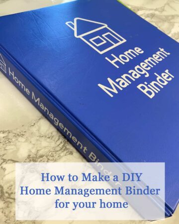 How to make a DIY Home Management Binder for your home featured image