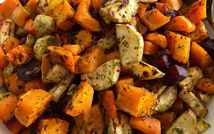 Roasted Carrots Recipe with Beets Butternut Squash featured image