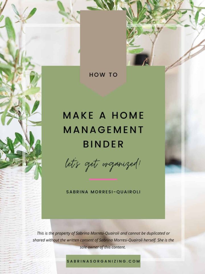 How to Make a Home Management Binder -  Featured image