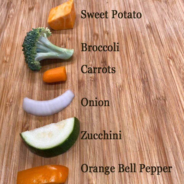 Vegetables in this recipe - square image