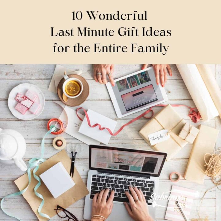 10 Wonderful Last Minute Gift Ideas for the Entire Family - square image