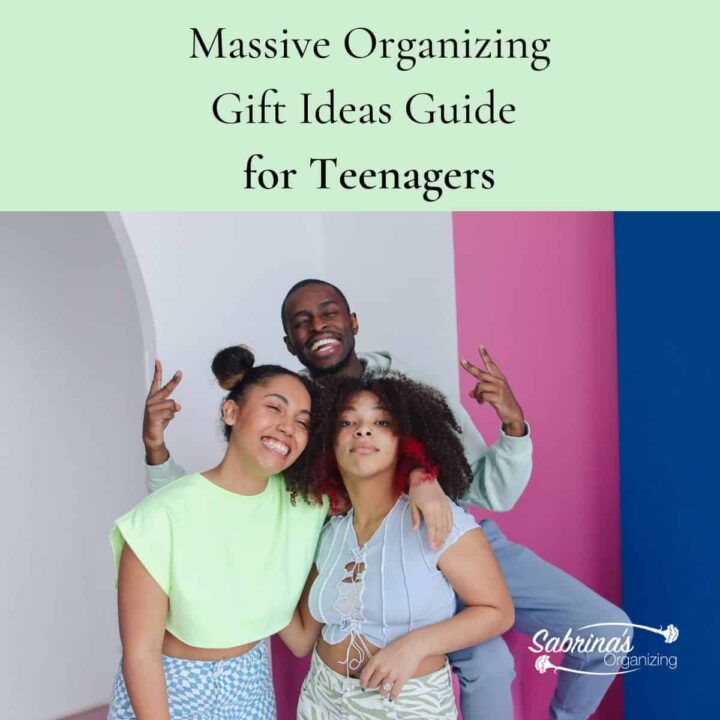 Massive Organizing Gift Ideas Guide for Teenagers - square image