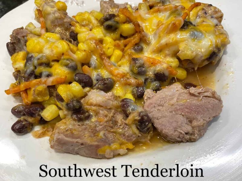 Southwest Tenderloin Pork Foil Packet Recipe square image