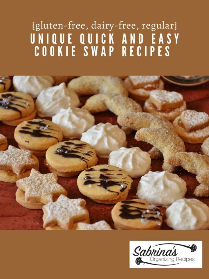 Unique Quick and Easy Cookie Swap Recipes - {gluten-free, dairy-free, regular} - featured image