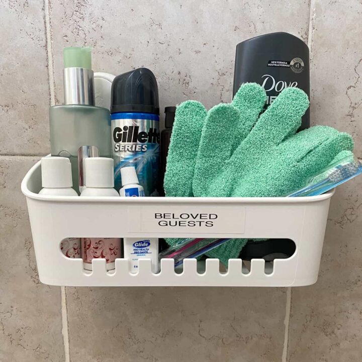 Shower Guest Caddy Final Picture - No label image on image