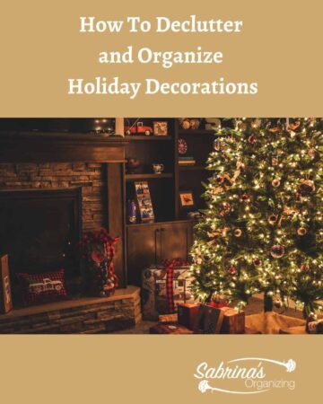How to Declutter and Organize Holiday Decorations - featured image