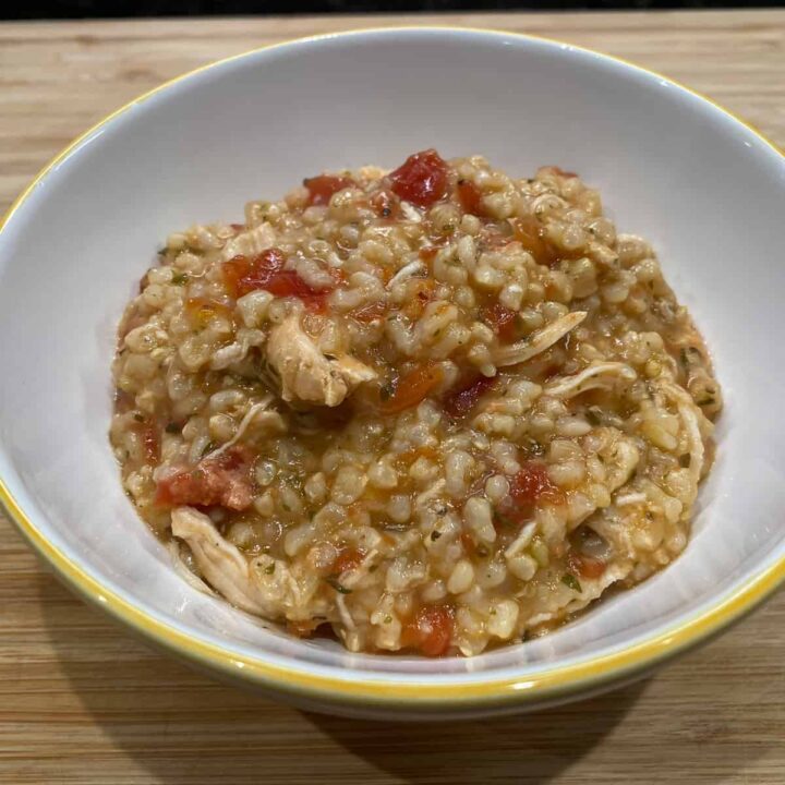 Italian Instant Pot Chicken Recipe with Tomatoes and Rice square image