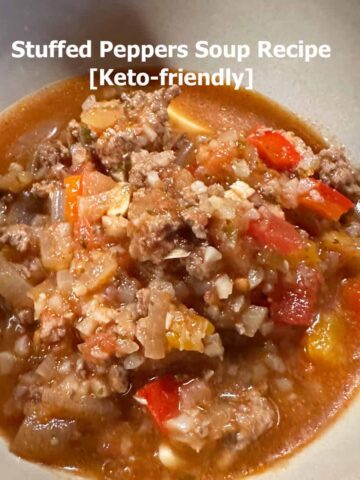 soup in a bowl with a title overlay on top