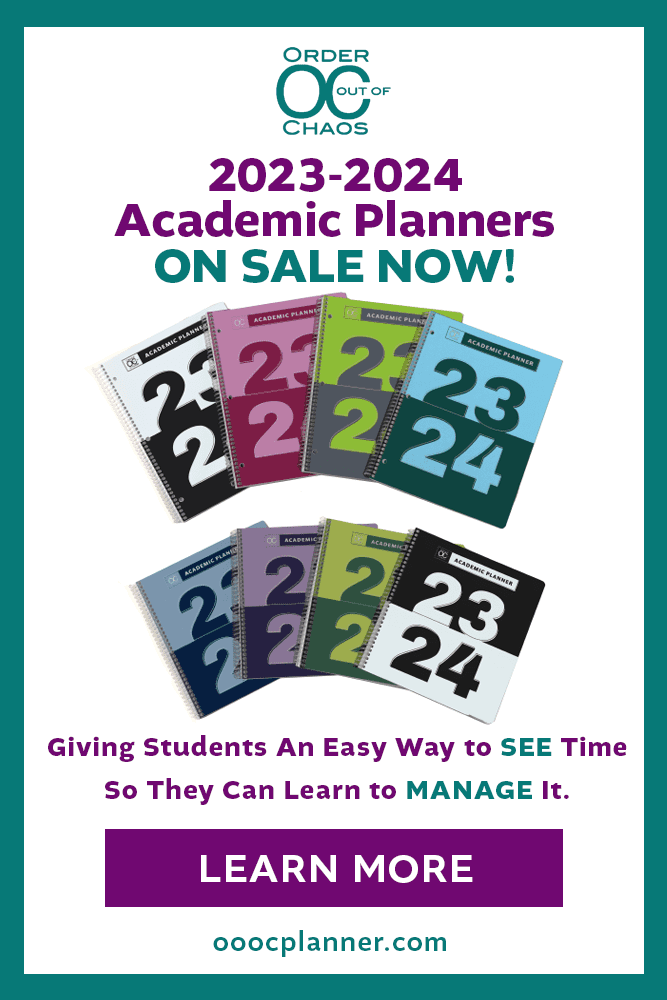 Order out of Chaos 2023-2024 academic planner
