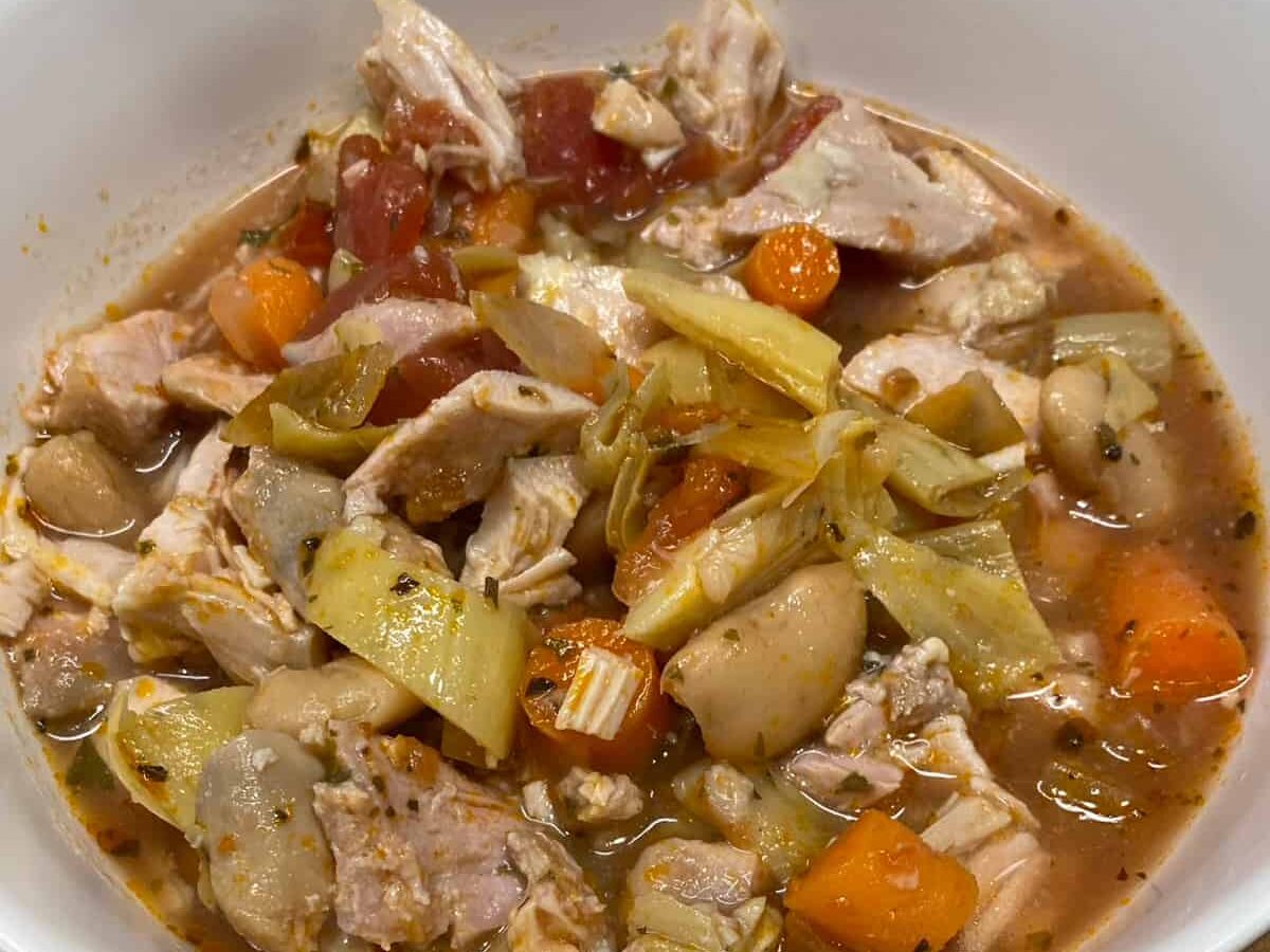 Chicken Artichoke Soup Recipe Sabrinas Organizing