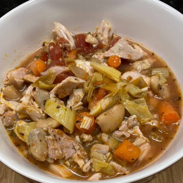 Chicken Artichoke Soup Recipe - Sabrinas Organizing