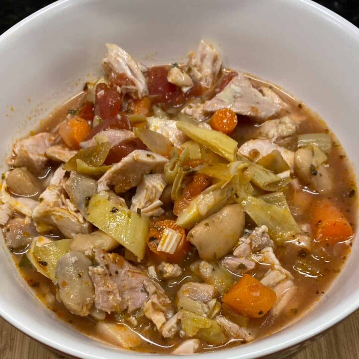 Chicken Artichoke Soup Recipe square image