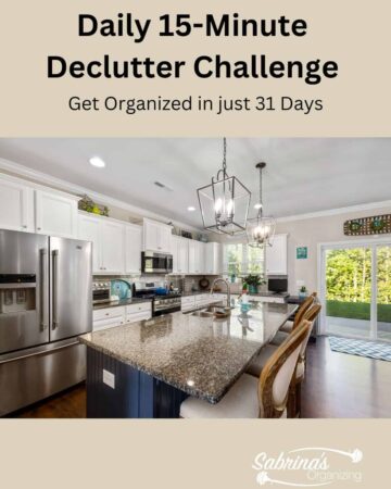 Daily 15 Minute Declutter Challenge - featured Image