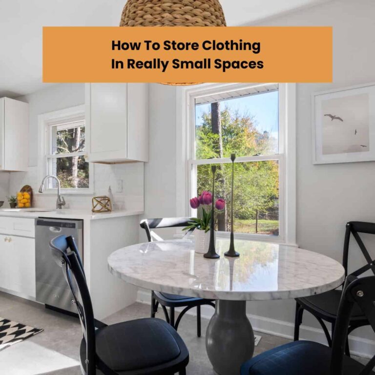 How To Store Clothing In Really Small Spaces