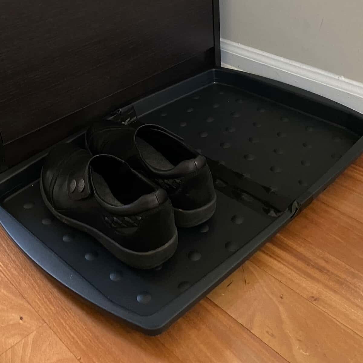 Make a Small Boot Tray DIY Project Sabrinas Organizing